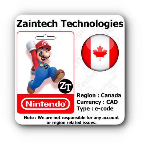 CAD 50 Nintendo Canada