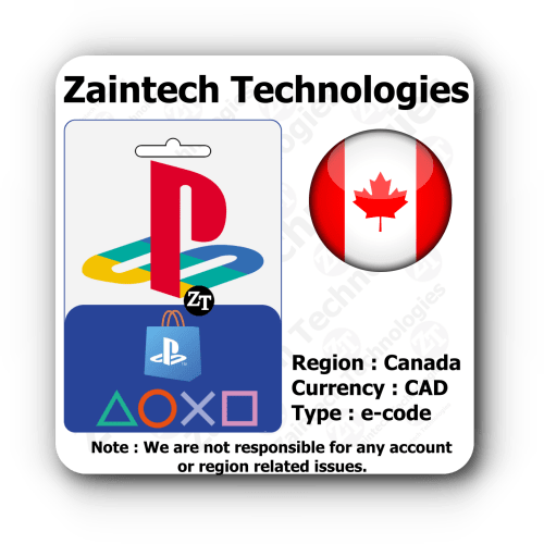 CAD 15 PlayStation Canada