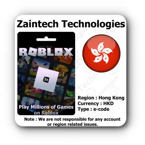 HKD 100 Roblox Hong Kong