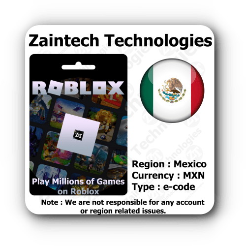 MXN 100 Roblox Mexico