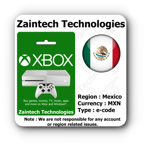 MXN 300 Xbox Mexico