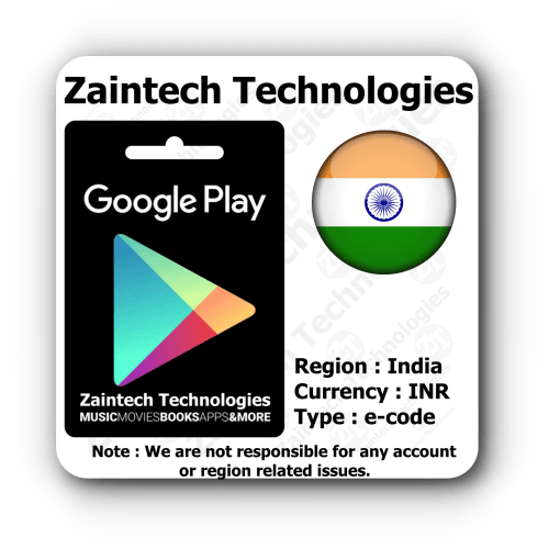 INR 2,000 Google Play India