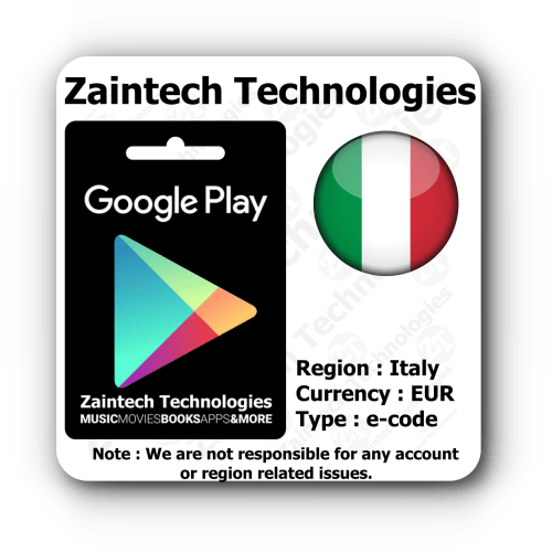 €1 Google Play Italy