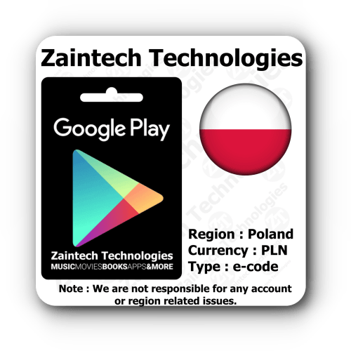 PLN 75 Google Play Poland