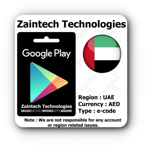 AED 10 Google Play UAE