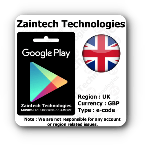 £2 Google Play UK
