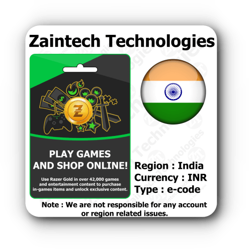 INR 250 Razer Gold India