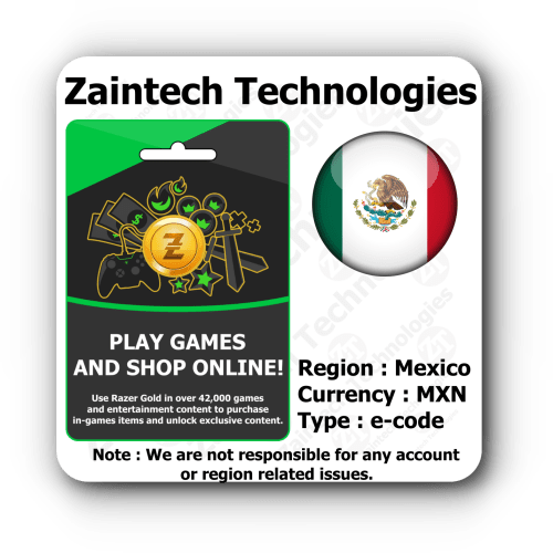 MXN 150 Razer Gold Mexico